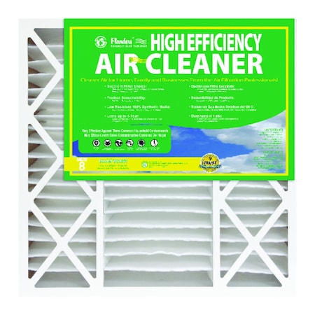 Dust Patroller 16x25x4 Pleated Air Filter, Synthetic, MERV 8 82655-0451625